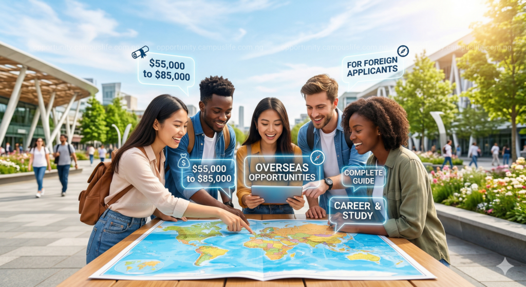 Overseas Opportunities Worth $55,000 to $85,000 for Foreign Applicants